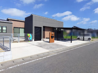 シンプル＆スタイリッシュ！新作カーポートとアメリカンフェンスの施工事例／神栖市